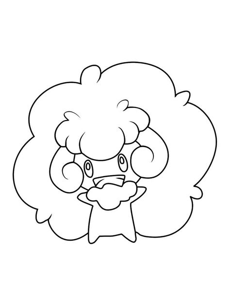 Whimsicott Pokemon Coloring Pages