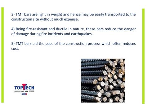 Top 5 Advantages of TopTech TMT Bars