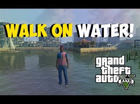 Gta Glitches How To Walk On Water In Air Glitch Funny Character