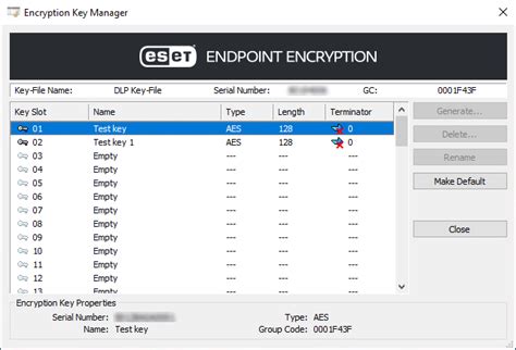 Encryption Key Manager Eset Endpoint Encryption Quick Start Guide