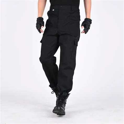 Venta Pantalon Negro Tipo Militar En Stock