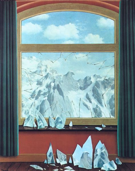 Rene Magritte The Domain Of Arnheim 1949 81100 Cm Descriptif De L