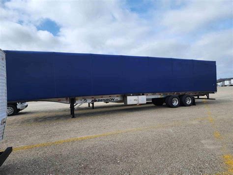 2022 Benson 524 Conestoga Aluminum Flatbed Flatbed Trailer 53ft Caa