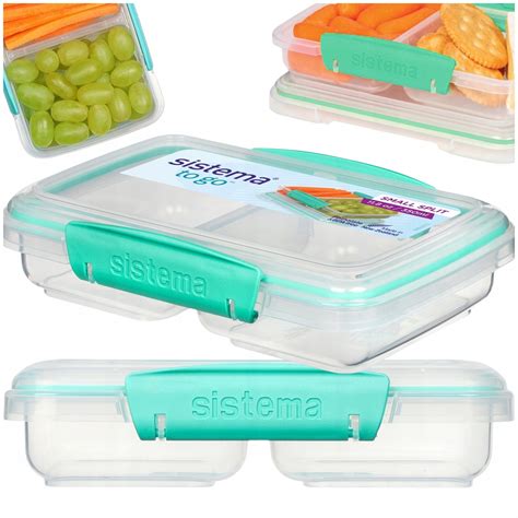 Niadani Wka Sistema Lunchbox Pojemnik Box Bento Ml Z Przegr Dkami