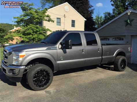 Ford F 250 Super Duty Moto Metal Mo962 Wheels Gloss Black And Milled