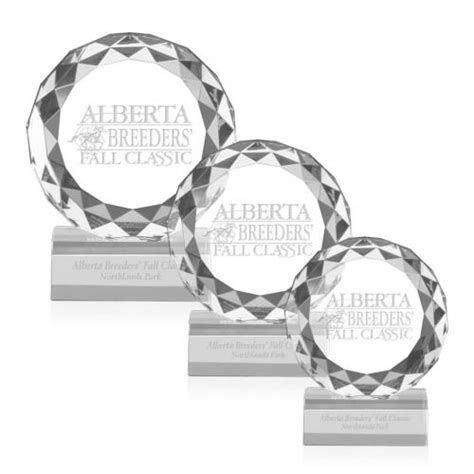 Victory Circle Crystal Trophy TFY OP8100 Awards And Plaques