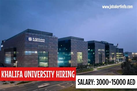 Khalifa University Careers 2023 Latest Abu Dhabi Jobs Jobalertinfo