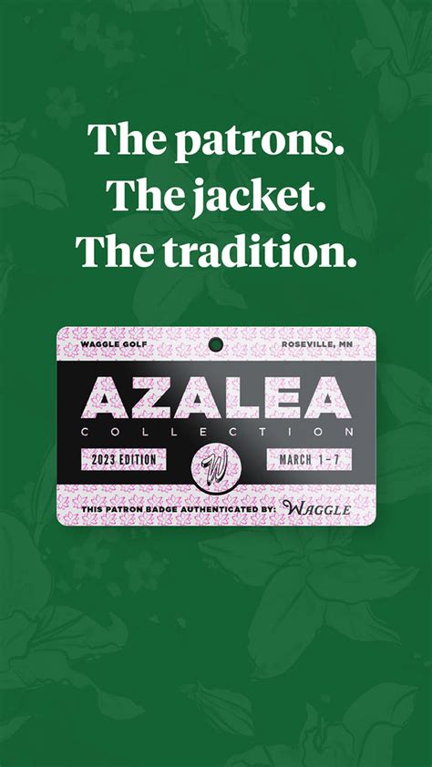 Share Your Exclusive 2023 Azalea Collection Badge Waggle Golf