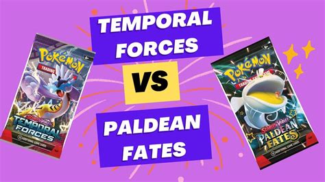 Pokemon Pack Battle Paldean Fates Vs Temporal Forces Which Has