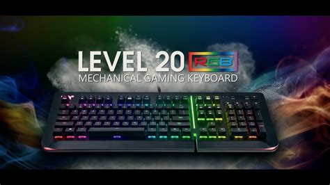 Thermaltake Level Rgb Gaming Keyboard Youtube