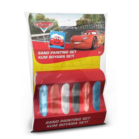 Cars Fulger McQueen Disney Set Creativ Pictura Cu Nisip Colorat 1