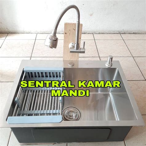 Jual Paket Kitchen Sink Thsing 5243 Bak Cuci Piring Stainless 304