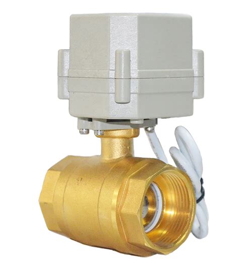 1 14 Dn32 Five Wires Control Normally Open Electric Ball Valveacdc9 24v Brass Motorized Ball