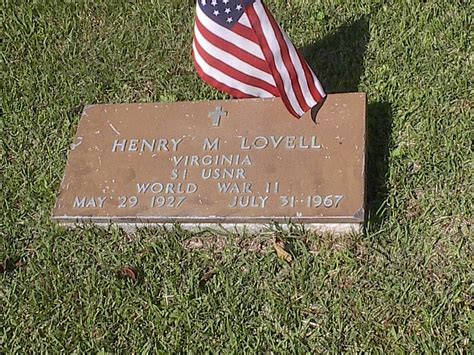 Henry Marshall Lovell 1927 1967 Find A Grave Memorial
