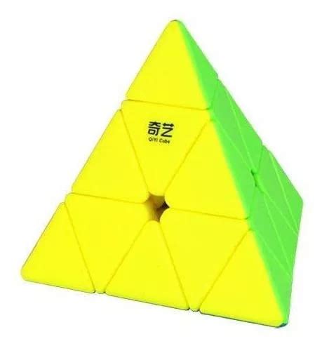 Cubo Mágico Profissional Pyraminx Qiyi Qiming Stickerless