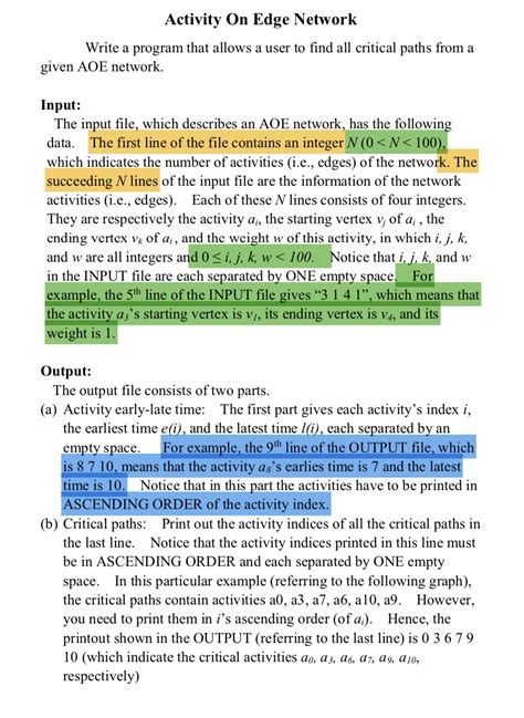 Solved Activity On Edge Network Write A Program That Allows Chegg