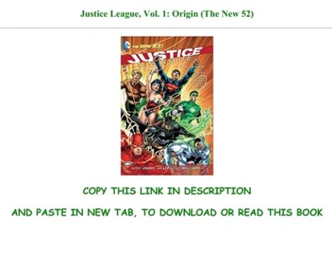 Pdf Justice League Vol Origin The New Full Pdf Online