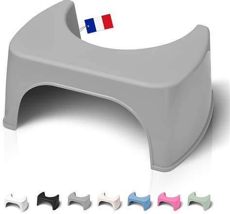 Well Care Tabouret De Toilette Physiologique Gris Fabriqu En France