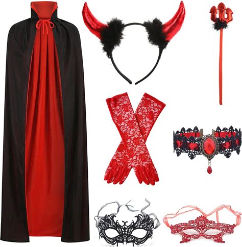 Teufel Kostüm Damen Halloween Kostüm Damen Teufel Teufel Umhang