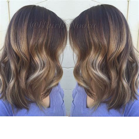 Light Golden Brown Balayage Sombre Hair Painting Sunkissed Blonde