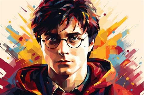 Premium Ai Image The Magical World Of Harry Potter Vectorized In A 32