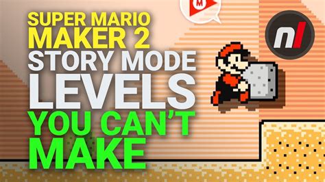 Super Mario Maker Story Mode Has Levels You Cant Make Yourself