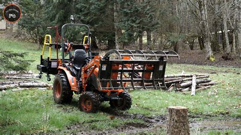 Grapple Tips For Logs Trails And Hills Kubota B2601 And Land Pride
