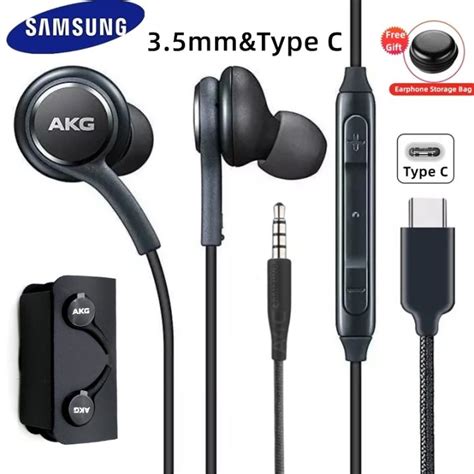 Original Samsung Type C Akg Wired Earphone Earbuds For Samsung Galaxy S23 Ultra S22 S21 S20 Note