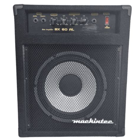 Amplificador Contrabaixo Mackintec Bx 60 AL 60W RMS Preto Leimar Musical