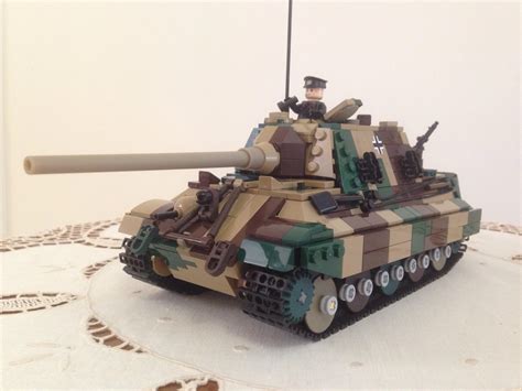 Decided To Upgrade My Lego Tiger Ii To A Jagdtiger Warthunder