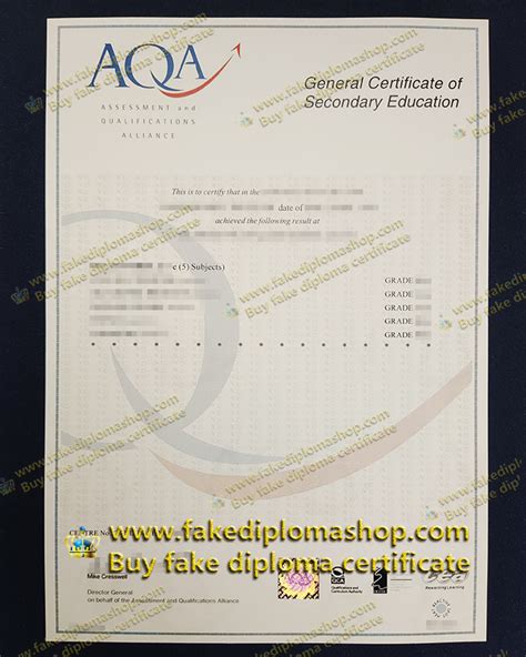 Order Aqa Gise Certificate Online Buy Fake Aqa Gise Diploma