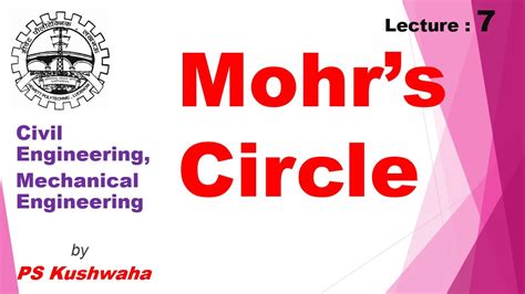 Mohr S Circle Lecture Hindi Mechanical And Civil Engg Complex Stress