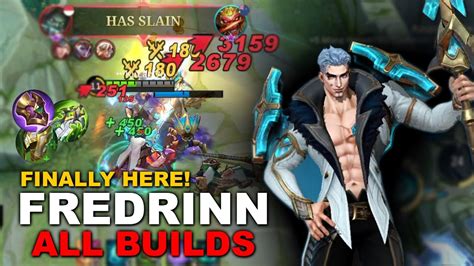 Fredrinn Is Here Fredrinn New Hero One Shot Damage Build Mlbb Youtube