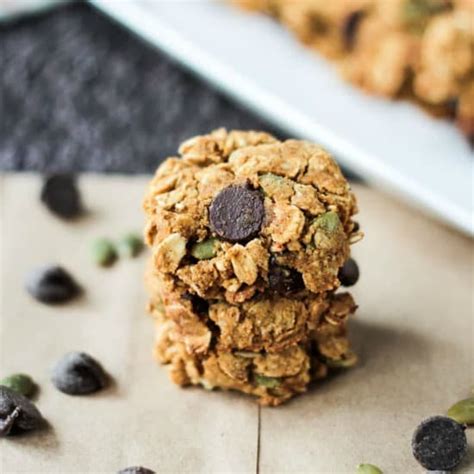 Pumpkin Oatmeal Chocolate Chip Cookies Veggie Inspired