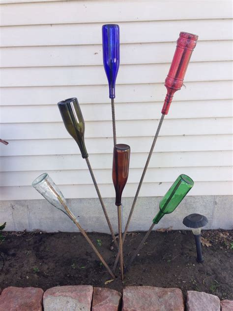 Easy Bottle Tree Position Rebar Of Various Lengths Into The Ground And