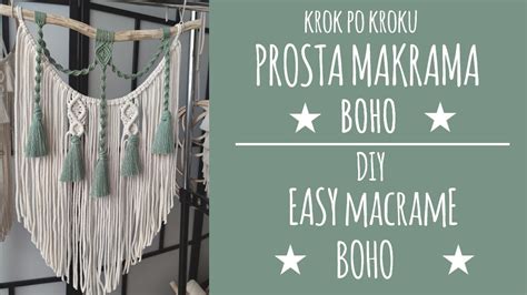 28 Krok po kroku Prosta makrama dla początkujących BOHO STYLE