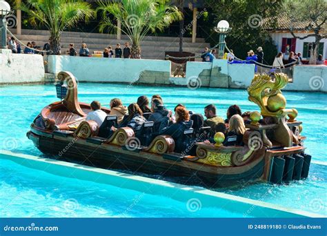 Europa Park Rust Germany April Th Water Roller Coaster Boat