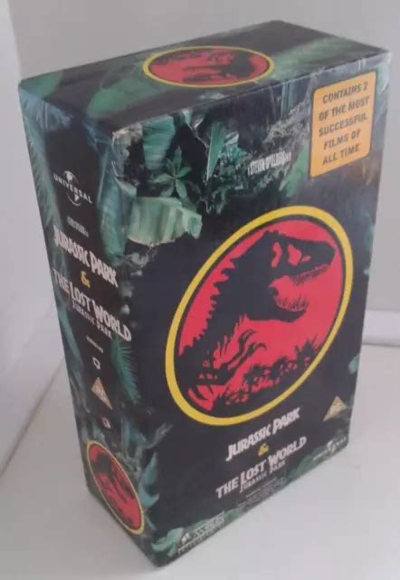 Jurassic Park The Lost World Vhs Boxset Tapes Pg