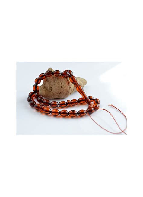 Amber Misbaha Prayer Islam Rosary Made From Natural Baltic Amber