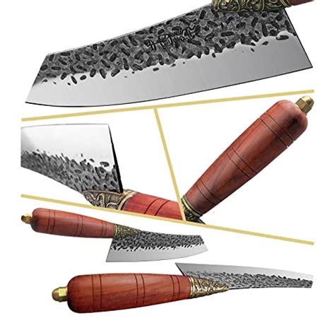 Couteau de chef Kiritsuke fait à la main LongQuan forgé dans les