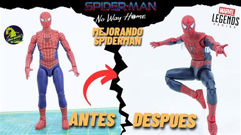 Mejorando La Marvel Legends De Spiderman Tobey Maguire YouTube