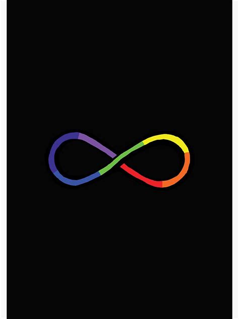 Cuaderno De Espiral «símbolo Del Infinito Del Arco Iris De Aceptación