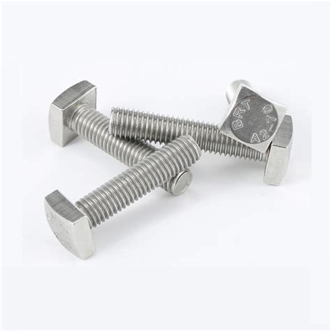 Stainless Steel Square Head Screws Bolts M4 M5 M6 Square Head Screw China Square Head Screw