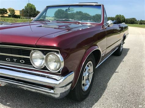 1964 Gto Convertible PHS Documented Tri Power 4 Speed Original Low Mile