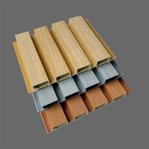 Fireproof Wpc Wall Cladding For Exterior Composite Wpc Outdoor Wall