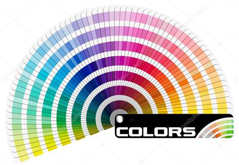 Pantone Color Palette Semicircle Stock Photo By Catalby