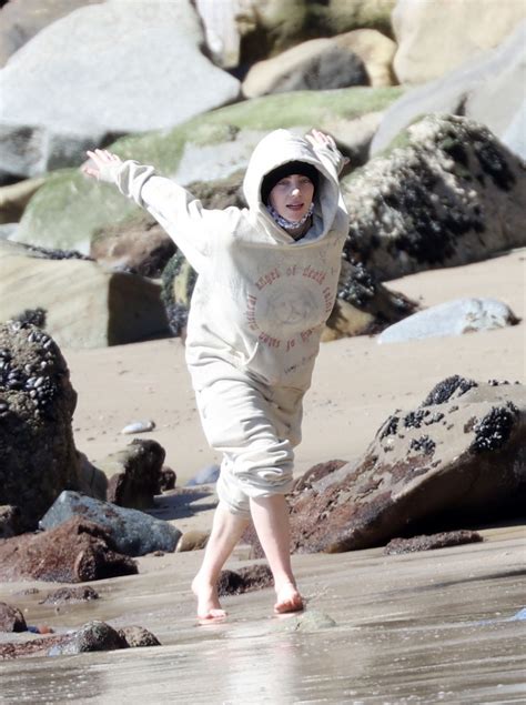 Billie Eilish Beach In Malibu 02212021 • Celebmafia