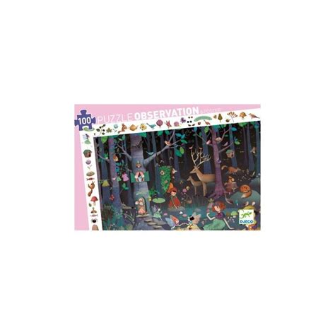 Puzzle D Observation La For T Enchant E Pces Djeco Puzzle Enfant