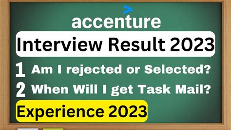 Accenture Interview Results Accenture Task Mail Not Received