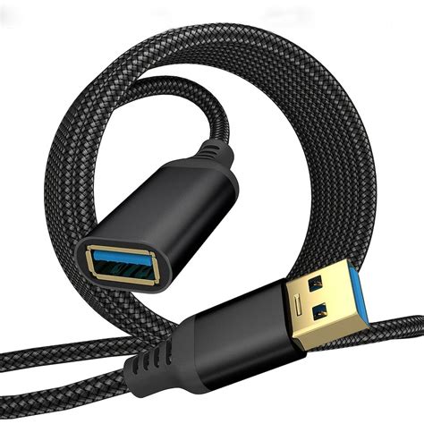 Usb 3 0 Extension Cable Male To Female Extension Cord Data Transfer Compatible With Usb Keyboard